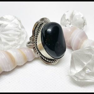 Handcrafted Black Onyx Ring
